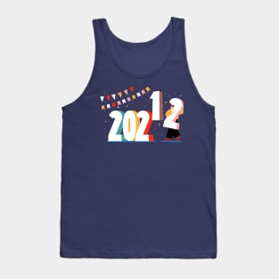 Hand Drawn Changing Year 2021 2022 Tank Top